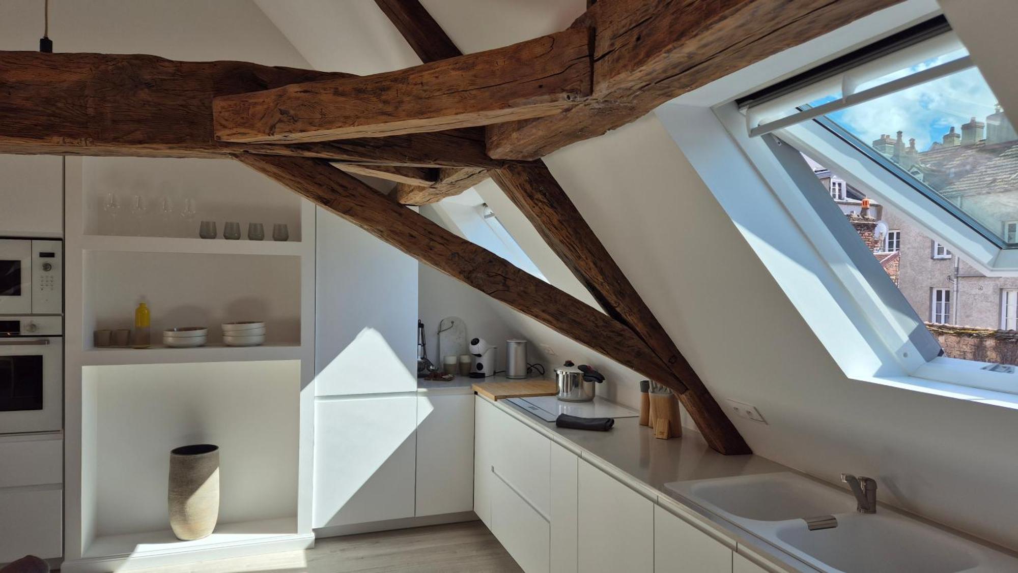 L'Arbre Voyageur Appartement Autun Buitenkant foto
